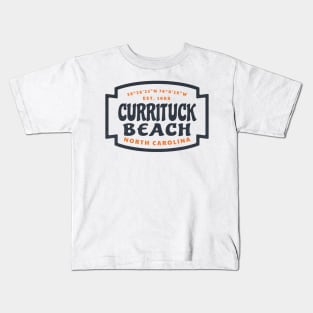 Currituck Beach, NC Summer Vacation Beach Trip Kids T-Shirt